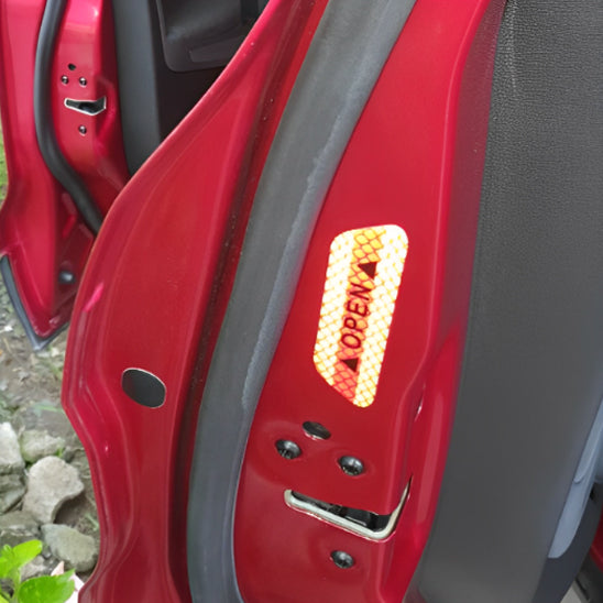 Autocollant Réfléchissant pour Porte de Voiture (4pcs)
